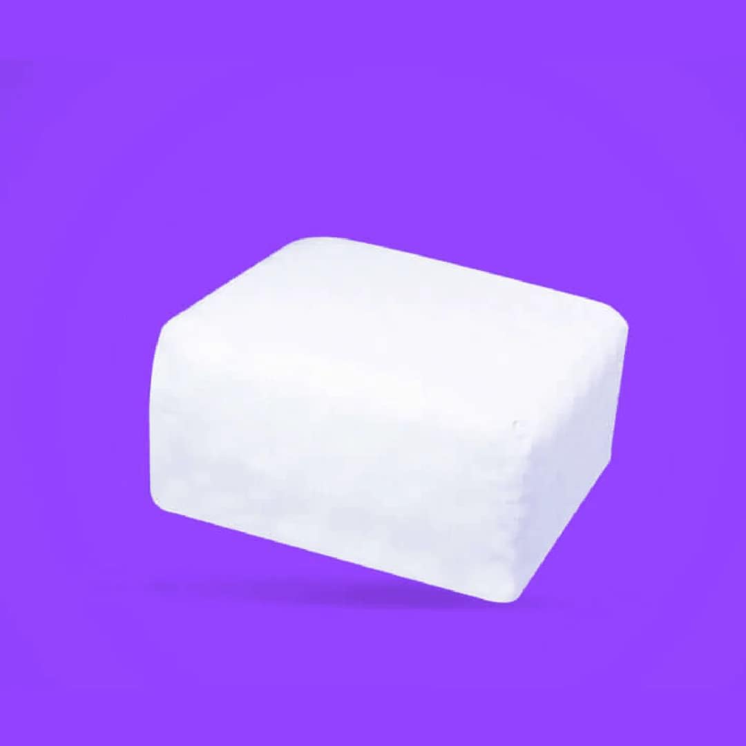 Pillow Cube Travel Pillowcase - White | Polyester | Fits 12x12