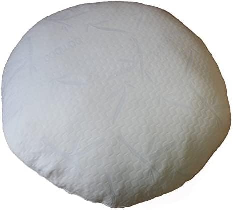 IZO All Supply 32" inch Blended Memory Foam Round Floor and Cushion Throw Pillow 100% Polyester Bamboo Cover @ M&A STYLES LTD
