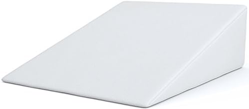 Bed Wedge FitPlus Premium Wedge Pillow 1.5 Inches Memory Foam 2 Year Warranty Acid Reflux Pillow with Removable Cover Dr Recommended for Snoring and Gerd