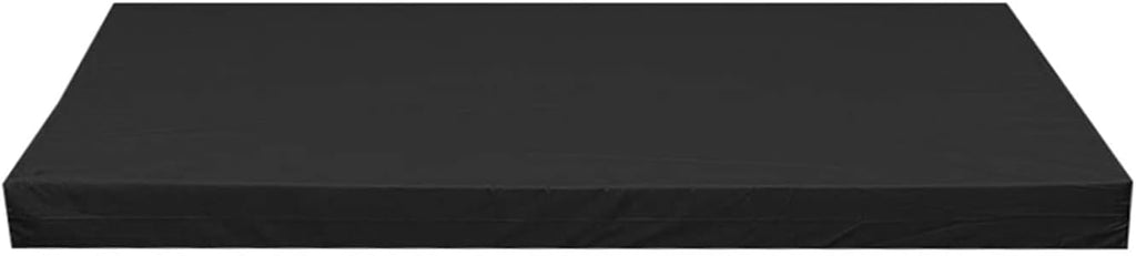 Adam Icon Outdoor/Indoor Water Resistant 4 Seaters Bench And Patio Furniture Padded Cushion ONLY Garden Furniture Pad 170cm x 52cm x 7.5cm thick (Black)