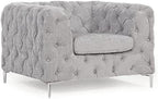 Adam Icon armchair grey velvet unique for living room