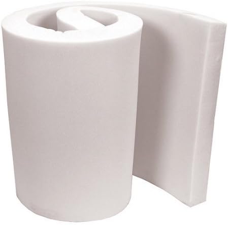 AK TRADING Upholstery Foam Medium Density Cushion, (Seat Replacement, Foam Sheet, Foam Padding), 0.5" H x 24" W x 72" L