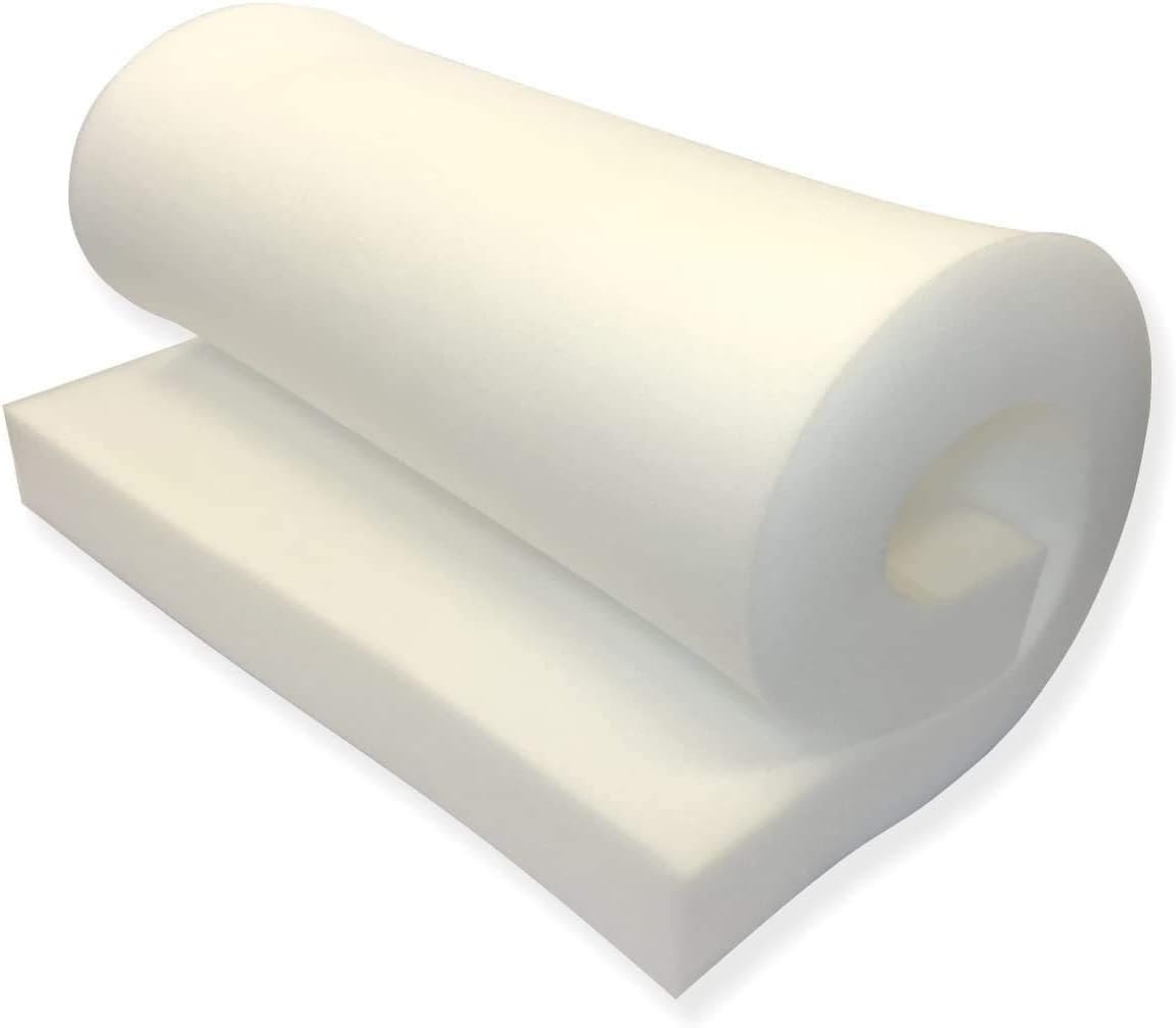 AK TRADING CO. Upholstery Foam, Polyurethane, Medium Density, 2x24x72