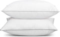 EDOW Soft Pillows for Sleeping (2 Pack),Supportive Down Alternative Polyester Micro-Fiber Filled Pillows, Brushed Cotton Cover, Machine Washable (White, Queen(20x30)) @ M&A STYLES LTD