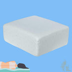 Boho City Sleeper | Side Sleeper Pillow | Cube Memory Foam Pillow for Back & Shoulder Pain | Square Neck Cushion for Better Support | Comfortable Bed for Dreamy Sleep | Queen, King, Single & Travel