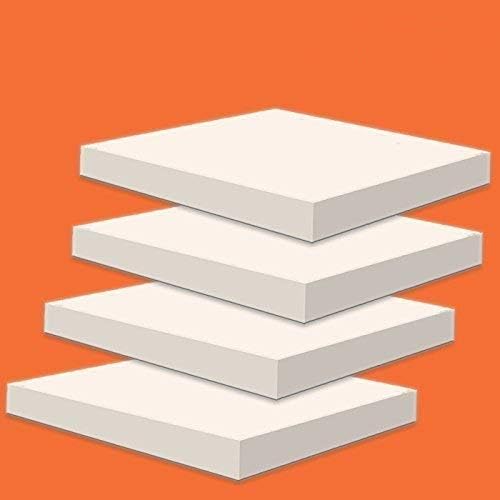 IZO Home Goods Upholstery Foam 2 inch X 20 X 20 Foam Replacement Seat Cushion Foam, Set of 4