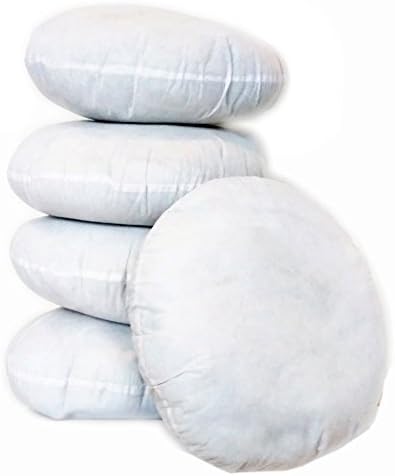 Trade Star 32" Cushion Inners,Round Pillow Filler, Round Pillow Sham Stuffer, Cushion Pads, Polyester Fiber Pillow Insert Exports (Pattern 1, 1 Cushion)