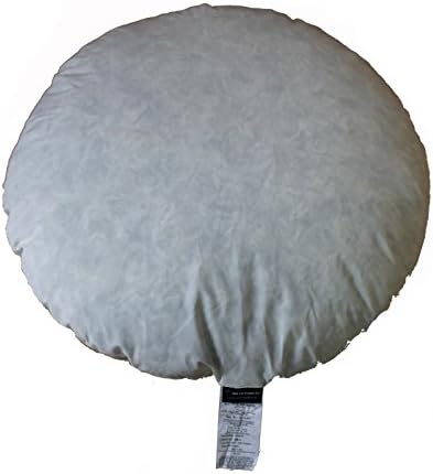 IZO All Supply 95% Feather 5% Down, 32 Inch Diameter Round Floor and Cushion Throw Pillow @ M&A STYLES LTD