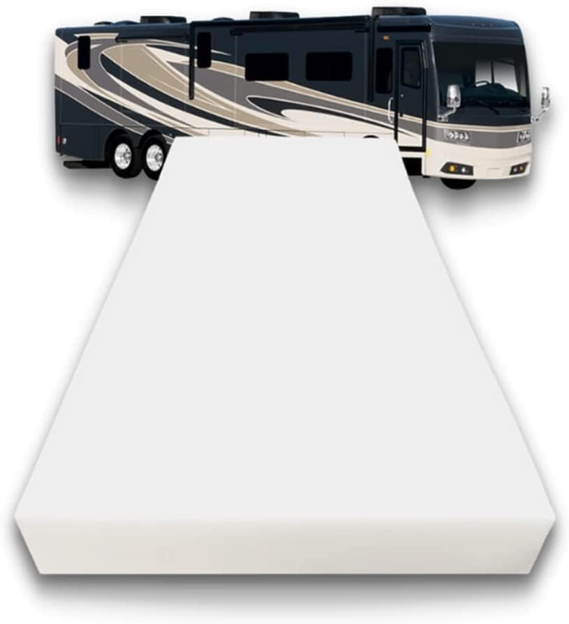 Adam Icon Caravan Camping Campervan Foam Mattress Topper VW T4 T5 Westfalia California Mercedes Marco Polo - 190 X 90 X 5 CM (SINGLE BED) BLACK