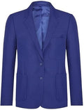 Adam Icon Girls School Uniform Blazer – Classic Tailored – Regular Fit with Pockets (Royal Blue - Size 32)