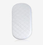 Adam Icon MUMS IDEAL Classic Foam Moses Basket Mattress, White, 65 x 28 x 3.5 cm