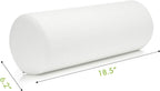 AllSett Health Large Cervical Neck Support Pillow, Memory Foam Bolster Pillow for Sleeping, Roll Pillow for Neck, Back & Shoulder Pain Relief, 17 in Length x 6 in | Removable Washable Cover