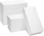 Becky Cameron White Foam Brick, Rectangle Polystyrene Block for Arts and Crafts, 6 Pack, 20.3 x 10.2 x 5 cm (8" x 4" x 2")