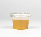 Becky Cameron™ Round 2oz Transparent Plastic Food Containers Lids Deli Pot or Sauce Take Away Chutney Ketchup Restaurant Jelly Shot & Dessert Cups Re-Usable (Pack of 50)