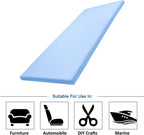 2 H x 18 W x 50 L Upholstery Foam Cushion High Density @M&A STYLES LTD