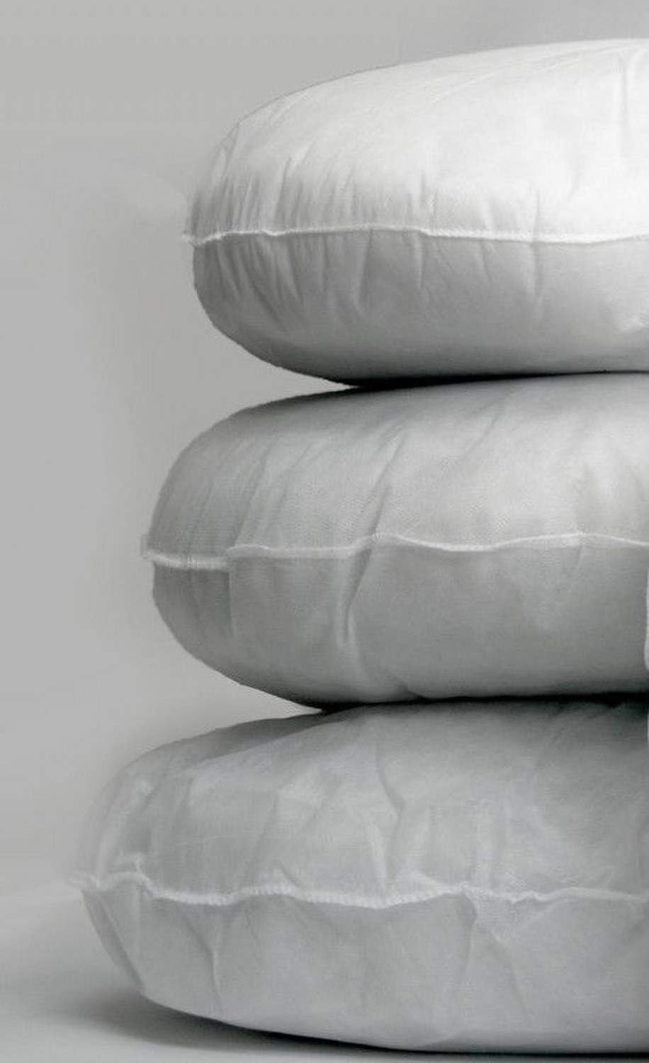 Trade Star 32" Cushion Inners,Round Pillow Filler, Round Pillow Sham Stuffer, Cushion Pads, Polyester Fiber Pillow Insert Exports (Pattern 1, 1 Cushion)