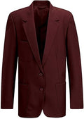 Adam Icon Girls School Uniform Blazer – Classic Tailored – Regular Fit with Pockets (Maroon - Size 29)