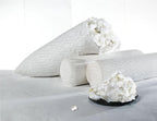 Becky Cameron Neck Roll Pillow Orthopedic Bolster Crumbed Foam Filled Cylinder Cushion Pad Lumbar Support Leg Pain Comfort Cervical Round Pillow ideal for Rest Reading Sleeping (12" x 6" Round)