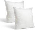 Foamily Throw Pillows Insert Set of 2-22 x 22 Insert for Decorative Pillow Covers - Made in USA - Bed and Couch Sham Filler @ M&A STYLES LTD
