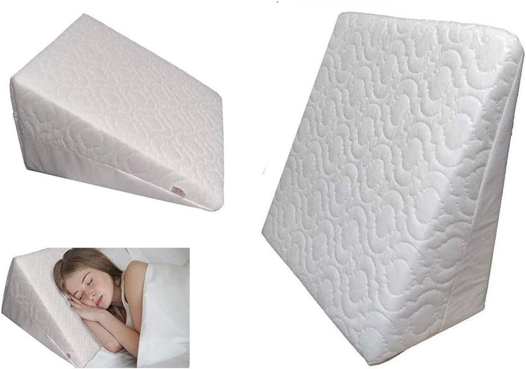 Becky Cameron Orthologics Wedge Pillow for Bed & Couch Made Foam, use as a Reading and Relax Cushion (51 x 46 x 28 cm) @ M&A STYLES