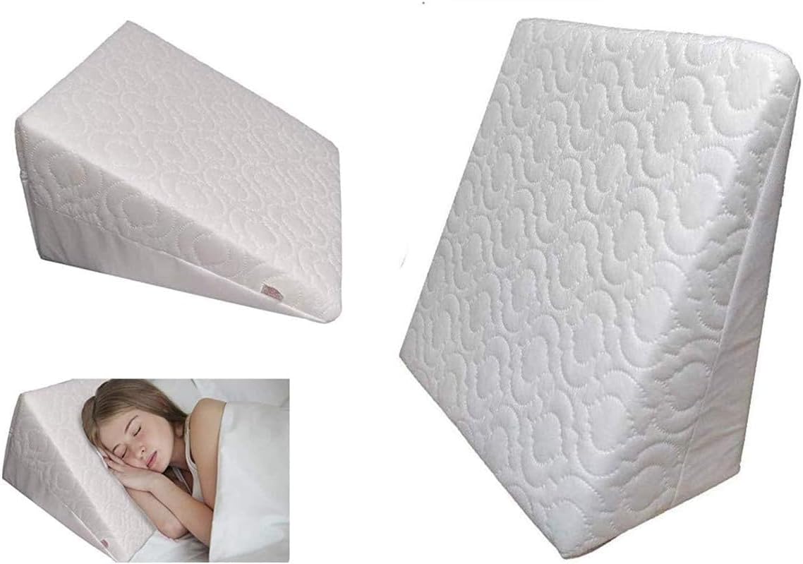 Becky Cameron Orthologics Wedge Pillow for Bed & Couch Made Foam, use as a Reading and Relax Cushion (51 x 46 x 28 cm) @ M&A STYLES