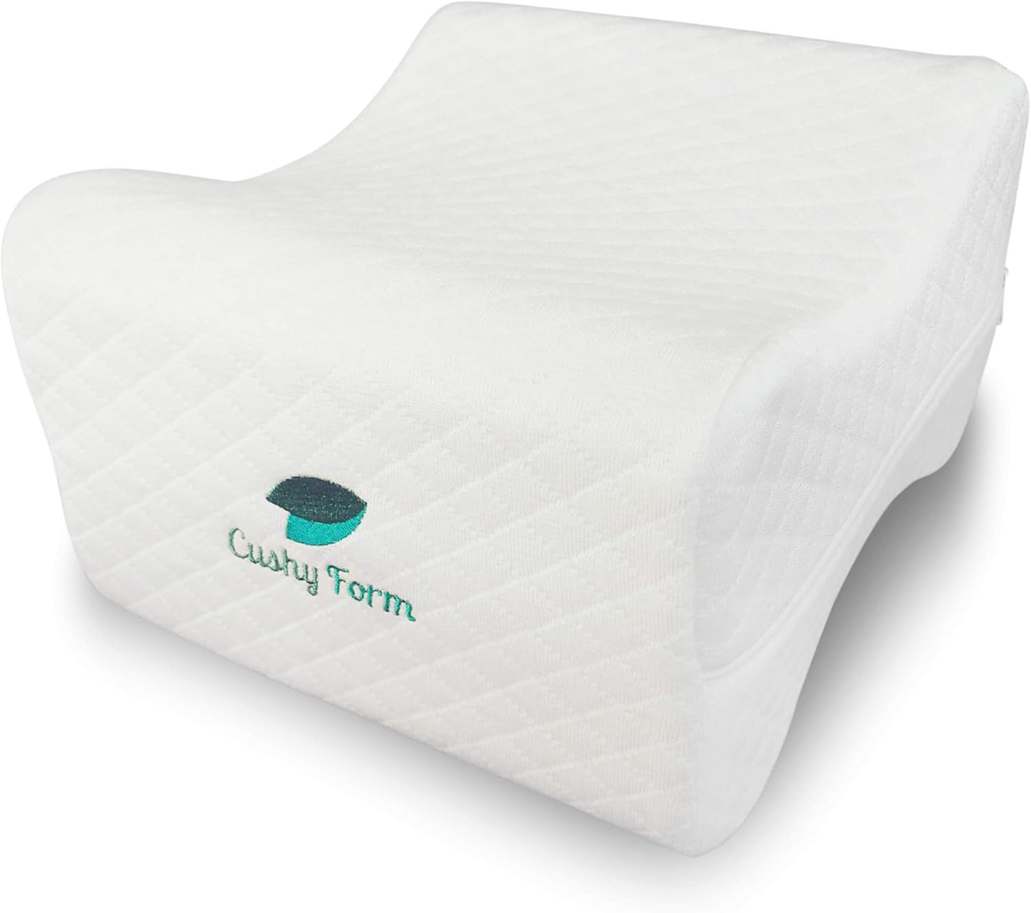 Knee Pillow Replacement Cover - Fits Cushy Form Knee Pillow - Hypoallergenic, Machine Washable Case (Replacement Cover ONLY)