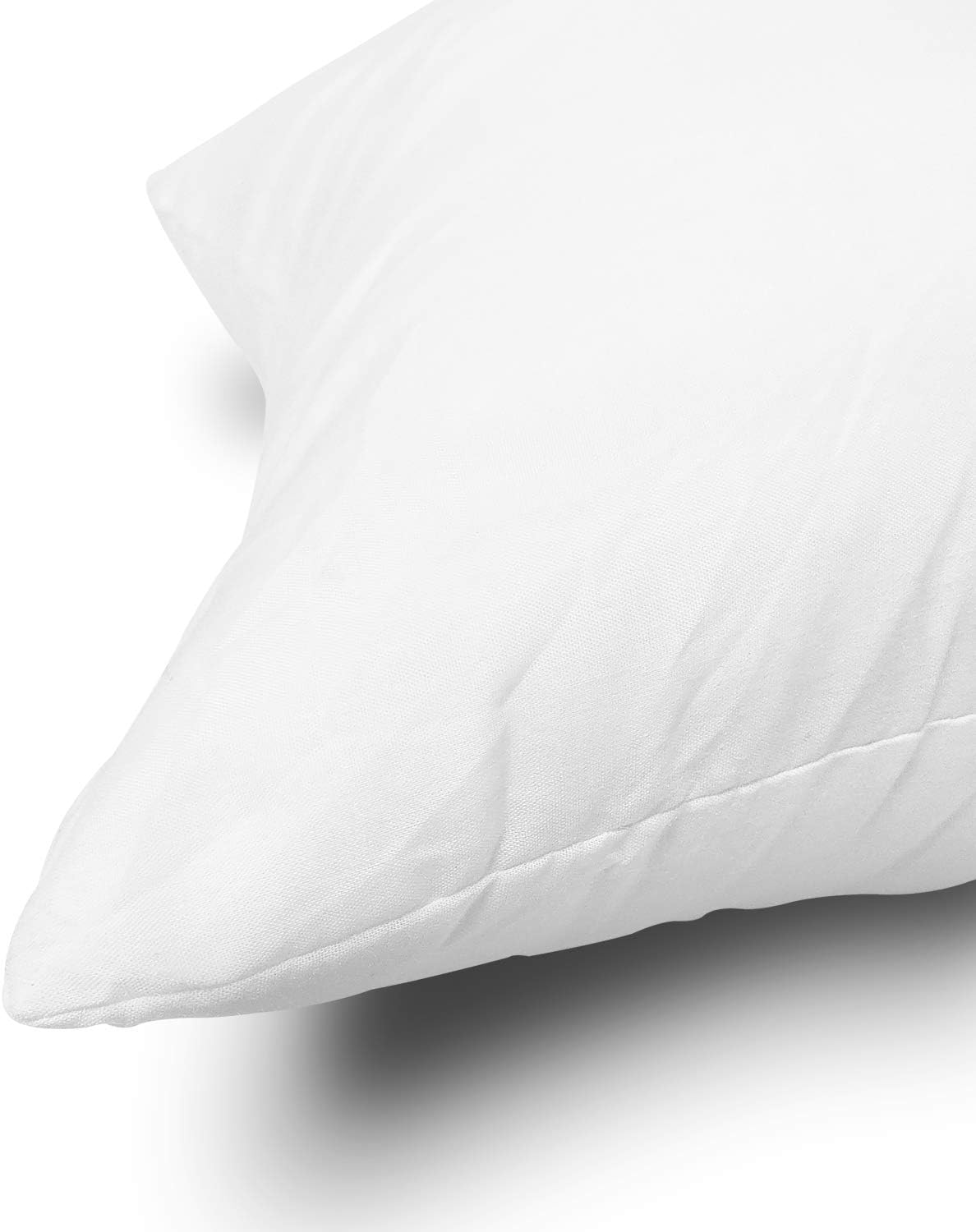 EDOW Throw Pillow Insert, Lightweight Soft Polyester Down Alternative Decorative Pillow, Sham Stuffer, Machine Washable. (White, 26x26)