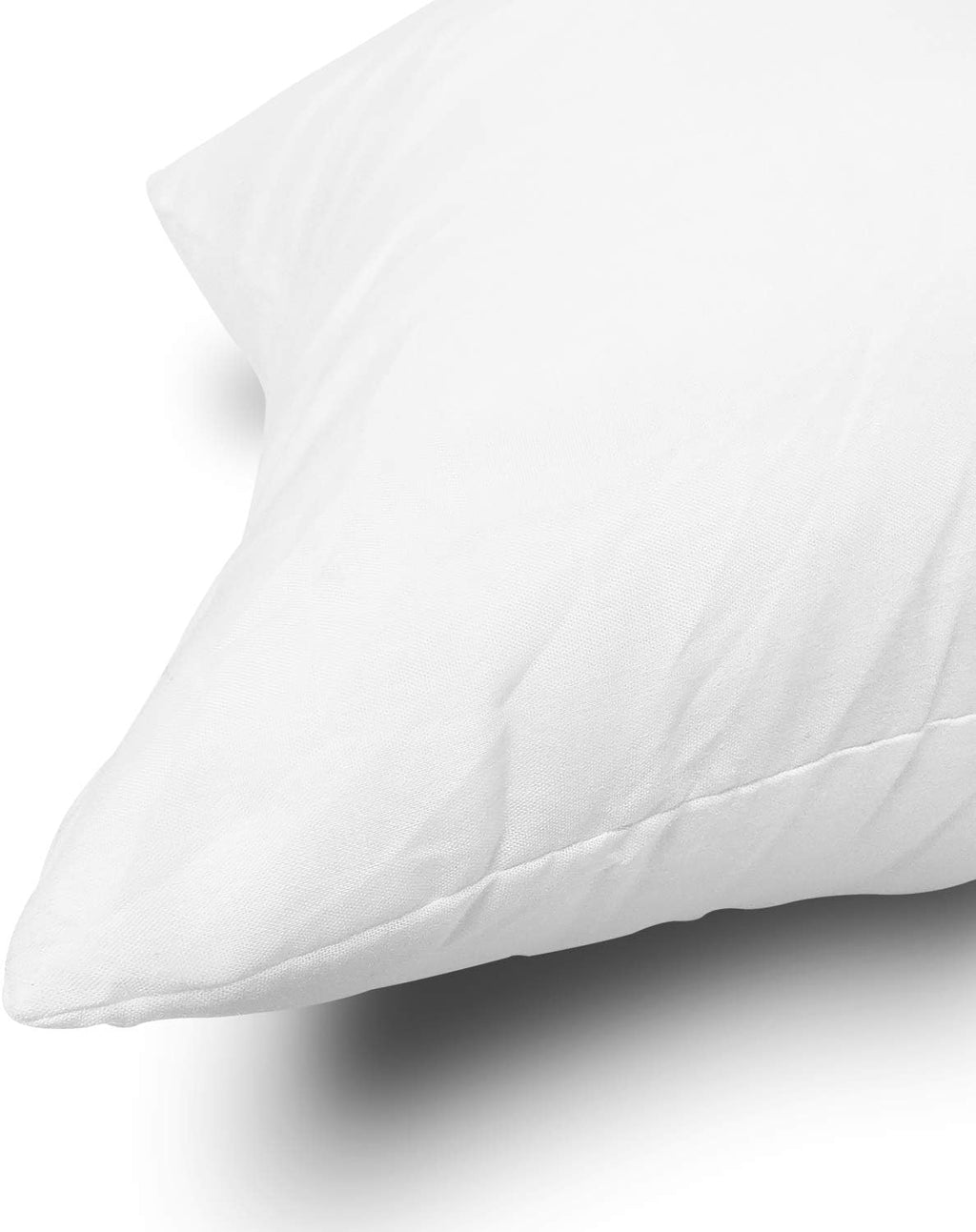 EDOW Throw Pillow Insert, Lightweight Soft Polyester Down Alternative Decorative Pillow, Sham Stuffer, Machine Washable. (White, 20x20)