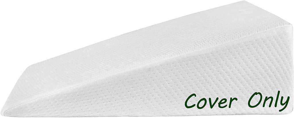 Abco Bed Wedge Pillow Cover- Wedge Pillow Case Cover - Fits Abco Tech 7 Inch Bed Wedge Pillow - Replacement Cover ONLY - Washable