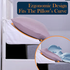 LOFE Mattress Gap Filler King 77"x12"x8"- Wider 12" Bed Wedge Pillow for Headboard Gap, Bed Gap Filler Between Headboard and Mattress(0-12"), Triangle Headboard Pillow for Stop Losing Pillows