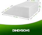 Adam Icon Leg Wedge Elevation Pillow for Sleeping Circulation Supportive Bed Pillow Leg Swelling Foot & Knee Discomfort (24x21x8 wedge cover only)