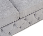 Adam Icon armchair grey velvet unique for living room