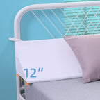 LOFE Mattress Gap Filler King 77"x12"x8"- Wider 12" Bed Wedge Pillow for Headboard Gap, Bed Gap Filler Between Headboard and Mattress(0-12"), Triangle Headboard Pillow for Stop Losing Pillows