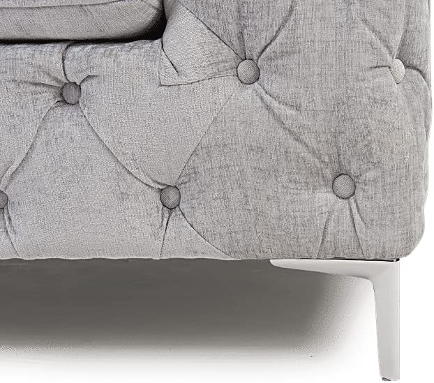 Adam Icon armchair grey velvet unique for living room