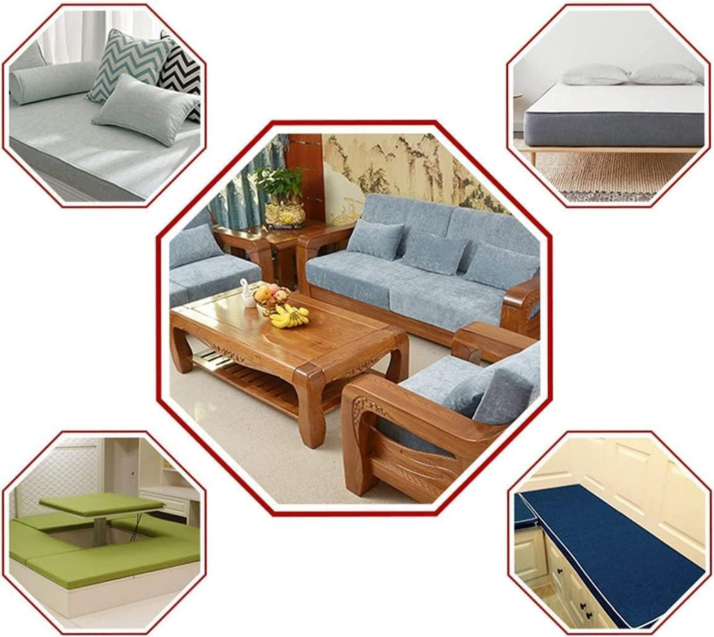 EDOW Upholstery Foam - High Density, Fire Retardant, Cut to Size (13" x 13" x 4")