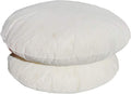 Adam Icon Round Floor Cushion with 100% Foam Filling, Inner Shredded Foam Pad Insert (32")