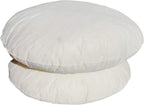 Adam Icon Round Floor Cushion with 100% Foam Filling, Inner Shredded Foam Pad Insert (32")