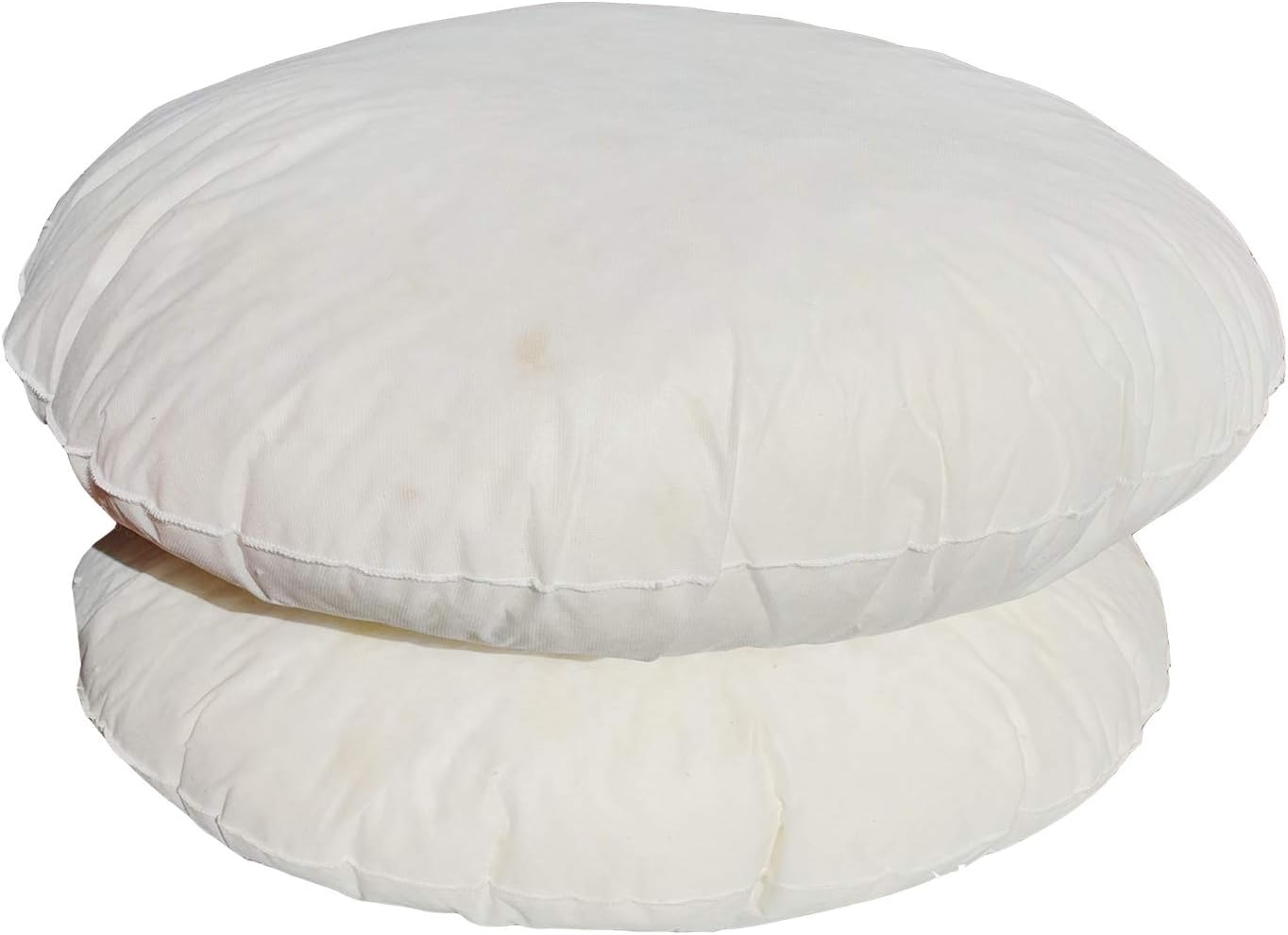 Adam Icon Round Floor Cushion with 100% Foam Filling, Inner Shredded Foam Pad Insert (32")