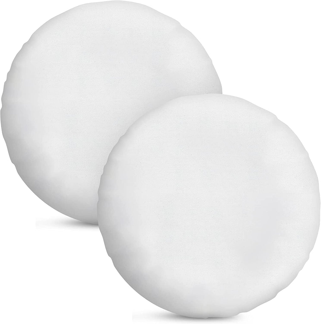 Foamily Round Throw Pillows 2 Pack 16" Pillow Inserts for Couch or Bed Decorative Bedding - Made in USA @ M&A STYLES LTD