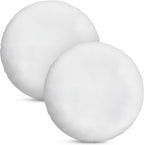 Foamily Round Throw Pillows 2 Pack 16" Pillow Inserts for Couch or Bed Decorative Bedding - Made in USA @ M&A STYLES LTD