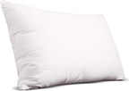 EDOW Soft Pillows for Sleeping, Fluffy Down Alternative Hypoallergenic&Dust Mite Resistant Polyester Fiber Pillow, Home&Hotel-Collection, Machine Washable, Neck Pain&Headache Relief - Queen