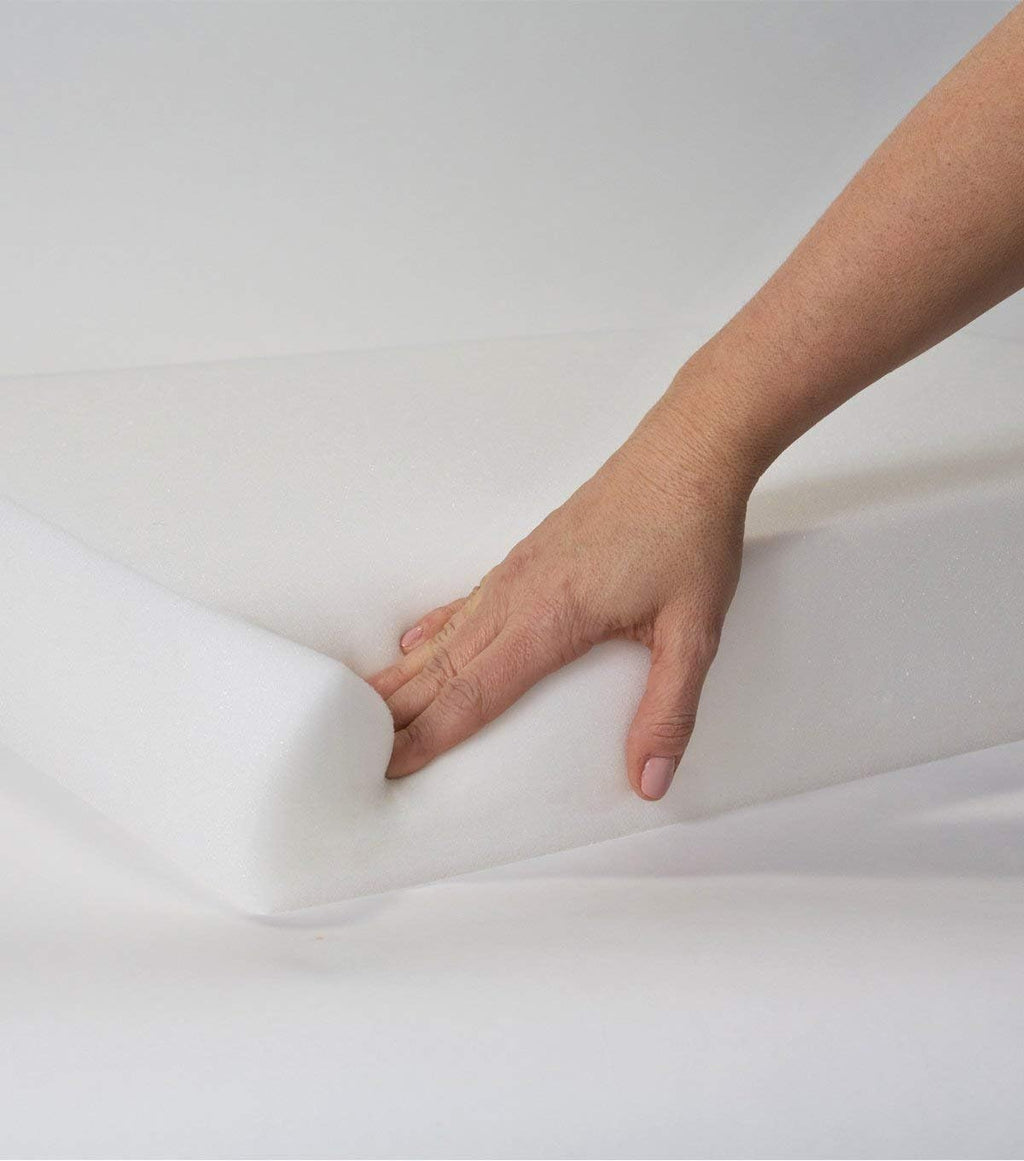 IZO Home Goods Upholstery Foam 2 inch X 20 X 20 Foam Replacement Seat Cushion Foam, Set of 4