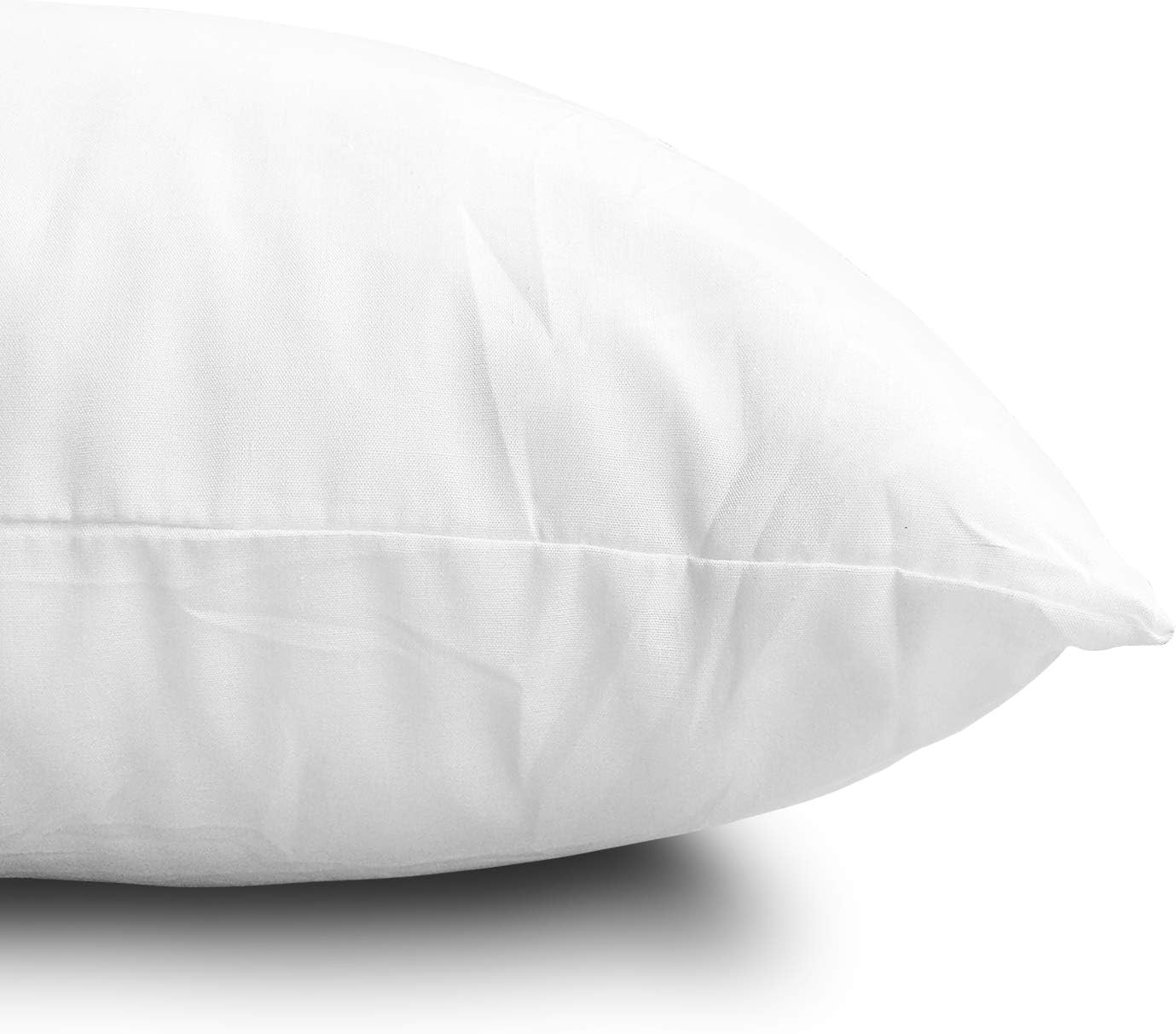 EDOW Throw Pillow Insert, Lightweight Soft Polyester Down Alternative Decorative Pillow, Sham Stuffer, Machine Washable. (White, 16x16)