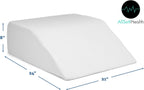Leg Elevation Pillow - Cooling Gel Memory Foam Top, High-Density Leg Rest Elevating Foam Wedge- Relieves and Recovers Foot and Ankle Injury, Leg, Hip and Knee Pain, Improves Blood Circulation