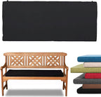Adam Icon M&A Garden Bench Seat Cushion Pad Waterproof,2, 3, 4 Seater Bench Cushions Seat Pads,Outdoor Bench Pads for Patio Furniture Swing Chair (108 X 45 X 5 CM TWO SEATER, RED)