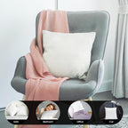 Foamily Throw Pillows Insert Set of 2-24 x 24 Insert for Decorative Pillow Covers - Made in USA - Bed and Couch Sham Filler @ M&A STYLES LTD
