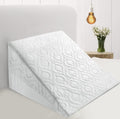 M&A STYLE Bed Wedge Pillow for Back Pain Snoring Gerd Acid Reflux Heartburn Indigestion Respiratory Problems. Ideal Sleeping Reading Rest Elevation Orthopedic Foam Antibacterial Hypo Allergenic