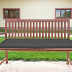 Adam Icon M&A Garden Bench Seat Cushion Pad Waterproof,2, 3, 4 Seater Bench Cushions Seat Pads,Outdoor Bench Pads for Patio Furniture Swing Chair (108 X 45 X 5 CM TWO SEATER, RED)