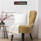 Foamily Throw Pillows Insert Set of 2-24 x 24 Insert for Decorative Pillow Covers - Made in USA - Bed and Couch Sham Filler @ M&A STYLES LTD
