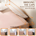 JAKOOLA Bed Wedge Pillow Stopper Mattress Filler Pillow for Gap Between Mattress and Headboard Sideboard Queen Size 60” x 8” x 6”